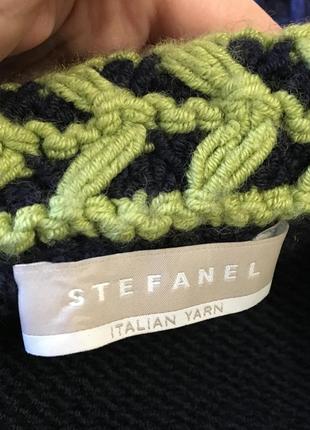 Полушерстяной свитер stefanel4 фото