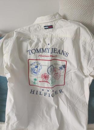 Рубашка tommy jeans,100%коттон