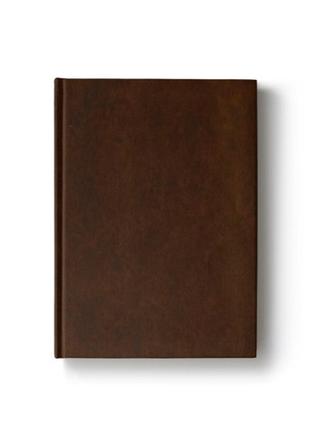 Діловий щоденник а5 недатований серія "light", клітинка, шоколад 27004
