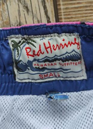 Яркие мужские пляжные, плавательные шорты red herring7 фото
