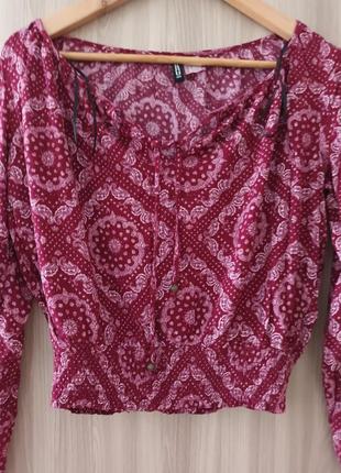 Блуза жіноча бренд h&m, 100%віскоза.