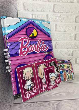 Барби тока бока,а4,игра на липучках альбом barbie 5