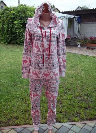 44 р флісовий комбінезон піжама кигуруми жіночий