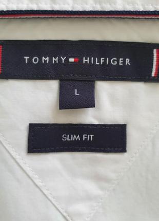 Рубашка с коротким рукавом, шведка хлопок tommy  hilfiger9 фото
