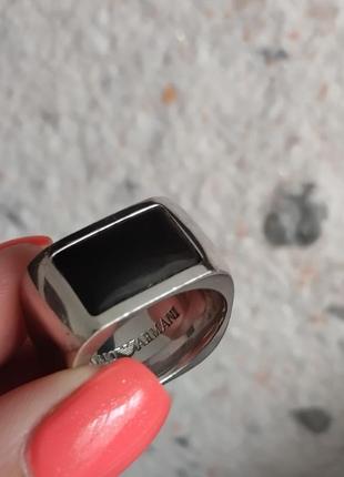 Серебряная печать кольцо emporio armani клеймо5 фото