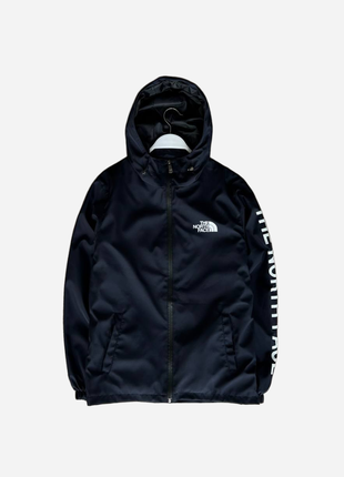 Мужская плащевка the north face dark blue.