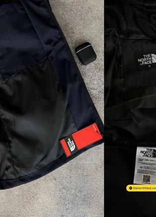 Мужская плащевка the north face dark blue.8 фото