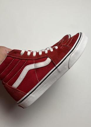 Кеды vans sk8-hi red оригинал скейт хаи4 фото