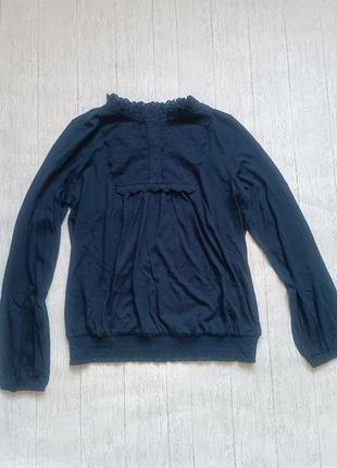 Розкішна жіноча блуза з бродері від tchibo, розмір наш 44-46 36/38 євро ,нова, нюанс8 фото