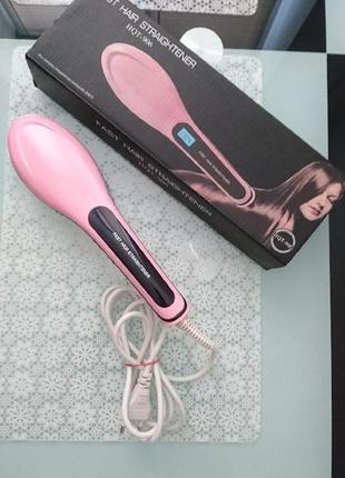 Розчіска випрямовувач волосся. fast hair straightener. hqt-906.2 фото