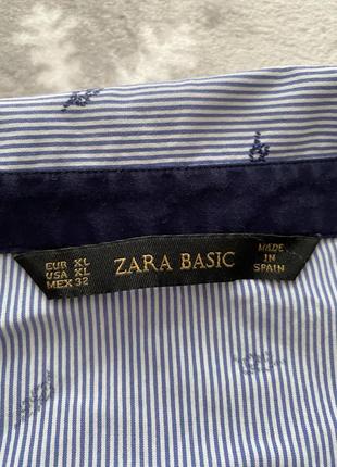 Блуза сорочка zara basic3 фото