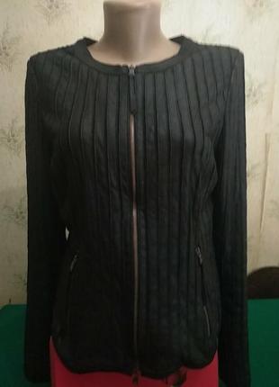 Rena marx,кофта из кусочков кожи  nappa .