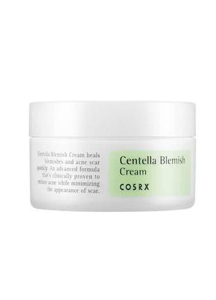 Крем з центелою азійською проти акне і купероза cosrx centella blemish cream 30 мл