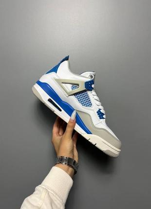 Кросівки nike air jordan 4 retro golf military blue