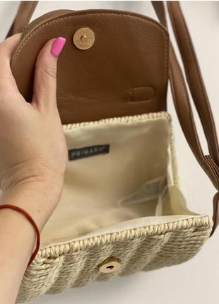 Плетена маленька сумка міні сумочка primark4 фото