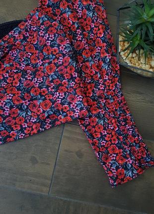 Блуза топ в квітковий принт2 фото