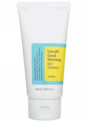 Cosrx очищающий гель для лица good morning gel cleanser cosrx low ph с низким ph - 150 мл1 фото