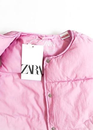 Детский демисезонный жилет на девочку zara2 фото