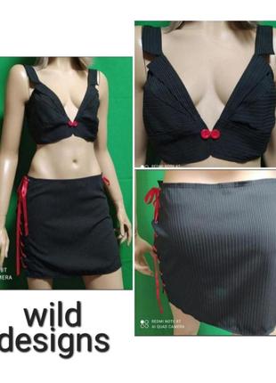 Wild designs комплект бра -топ и юбка1 фото
