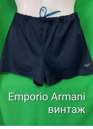 Вінтажні шорти на шнурівці emporio armani