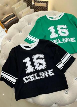 Знижка! футболка брендова жіноча в стилі celine2 фото