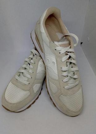 Кросівки бежеві saucony jazz original
