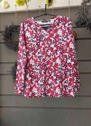 Кофта джемпер цветочный узор цветочная 2