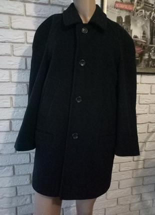 Шикарное укороченное пальто кокон ,шерсть с кашемиром  36/ 48 может и на 50, на невысокого1 фото