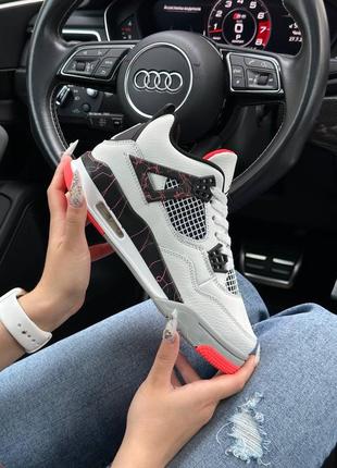 Жіночі кросівки nike air jordan 4 retro flight nostalgia8 фото