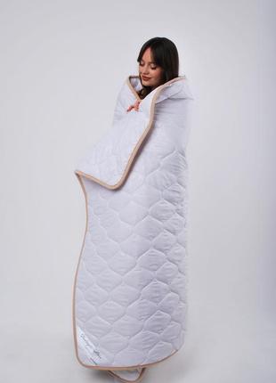 Одеяло из овечьей шерсти мериносов goodnight ultra lite - белое классическое 140х200
