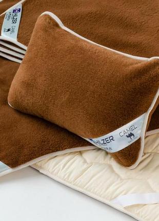 Комплект постельного белья из верблюжьей шерсти hilzer camel - евро3 фото