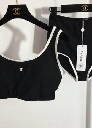Купальник нижнее белье в стиле chanel smlxl