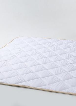 Одеяло из овечьей шерсти мериносов goodnight - белое классическое 140х200