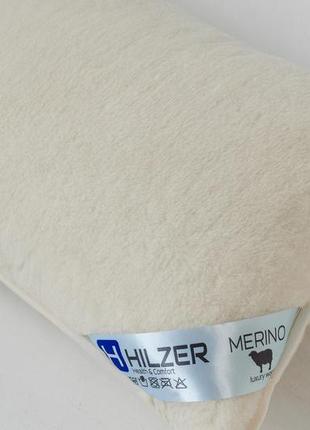 Подушка з овечої вовни мериносів hilzer merino - 70х70