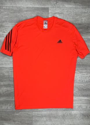 Adidas climalite футболка xl размер спортивная оранжевая оригинал