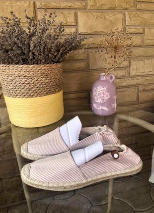 🔥 распродаж 🔥 легкие эспадрильи/мокасины в полоску tamaris