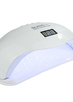 Лампа для маникюра sun 5 pro 72 вт led uv 36 диодов, таймер, дисплей, лампа для педикюра, ультрафиолетовая