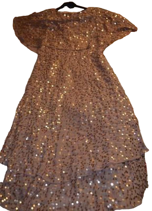 Розкішна вечірня сукня плаття в паєтки бренд asos5 фото