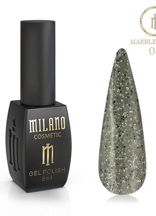 Гель-лак milano 8ml (marblen sand) №08