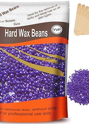 Воск в гранулах hard wax beans 500гр аромат green tea для депиляции для воскоплава пленочный воск гранулы2 фото