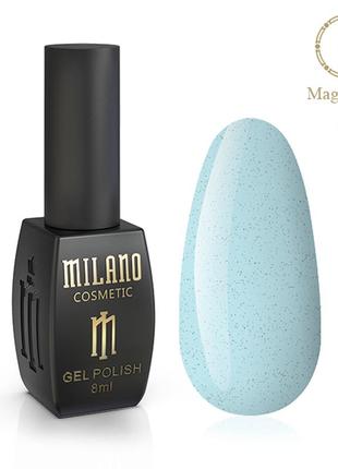 Гель лак для маникюра ногтей с темными конфетти магический песок milano magic sand 8 мл № 101 фото