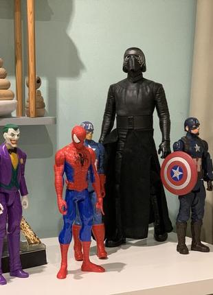 Іграшки marvel, людина павук, джокер, капітан америка2 фото