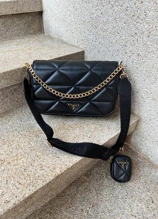 Prada gold Low/ жіноча сумка