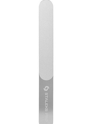 Пилочка для ногтей прямая лазерная staleks pro expert 11 fe-11-16 пилка маникюрная пилочка инструмент сталекс3 фото