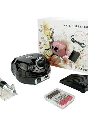 Фрезер для маникюра nail master zs 601 65вт 45000об\м маникюрный фрейзер с гарантией машинка для ногтей dm 2023 фото