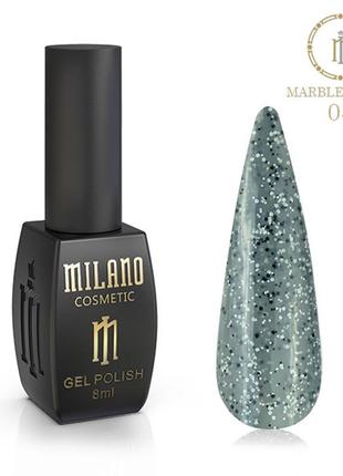 Гель-лак milano 8ml (marblen sand) №04