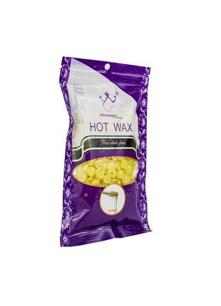 Воск для депиляции в гранулах 500г konsung hot wax мёд воск для баночного воскоплава пленочный воск