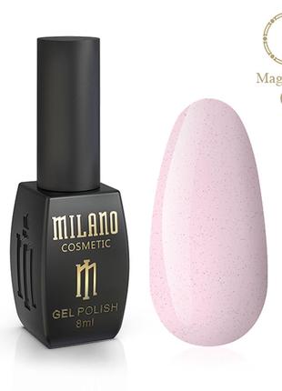 Гель лак для маникюра ногтей с темными конфетти магический песок milano magic sand 8 мл № 051 фото