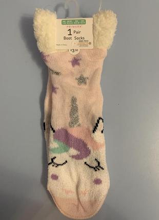 Шкарпетки єдиноріжки 7-10років1 фото