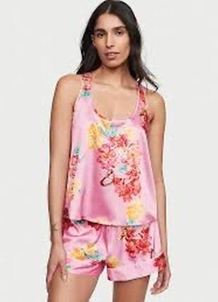 Сатиновая пижама victoria’s secret виктория секрет оригинал